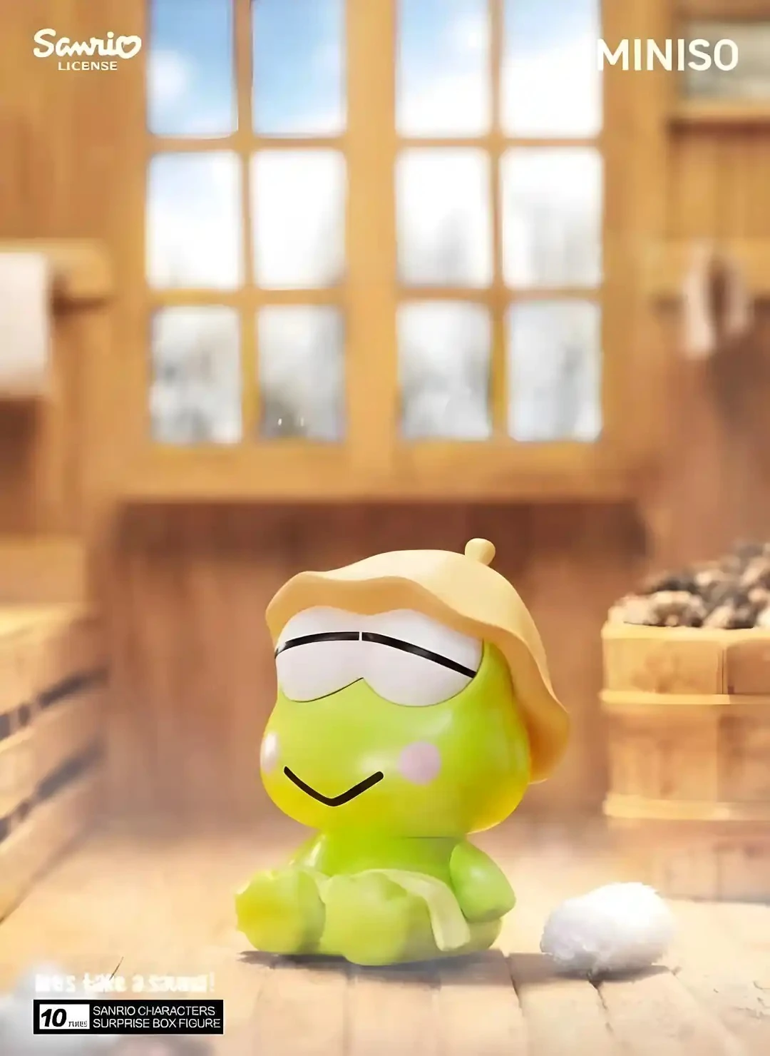 Sanrio Lisanslı Sauna Serisi Sürpriz Figürlü Kutu - Blind Box