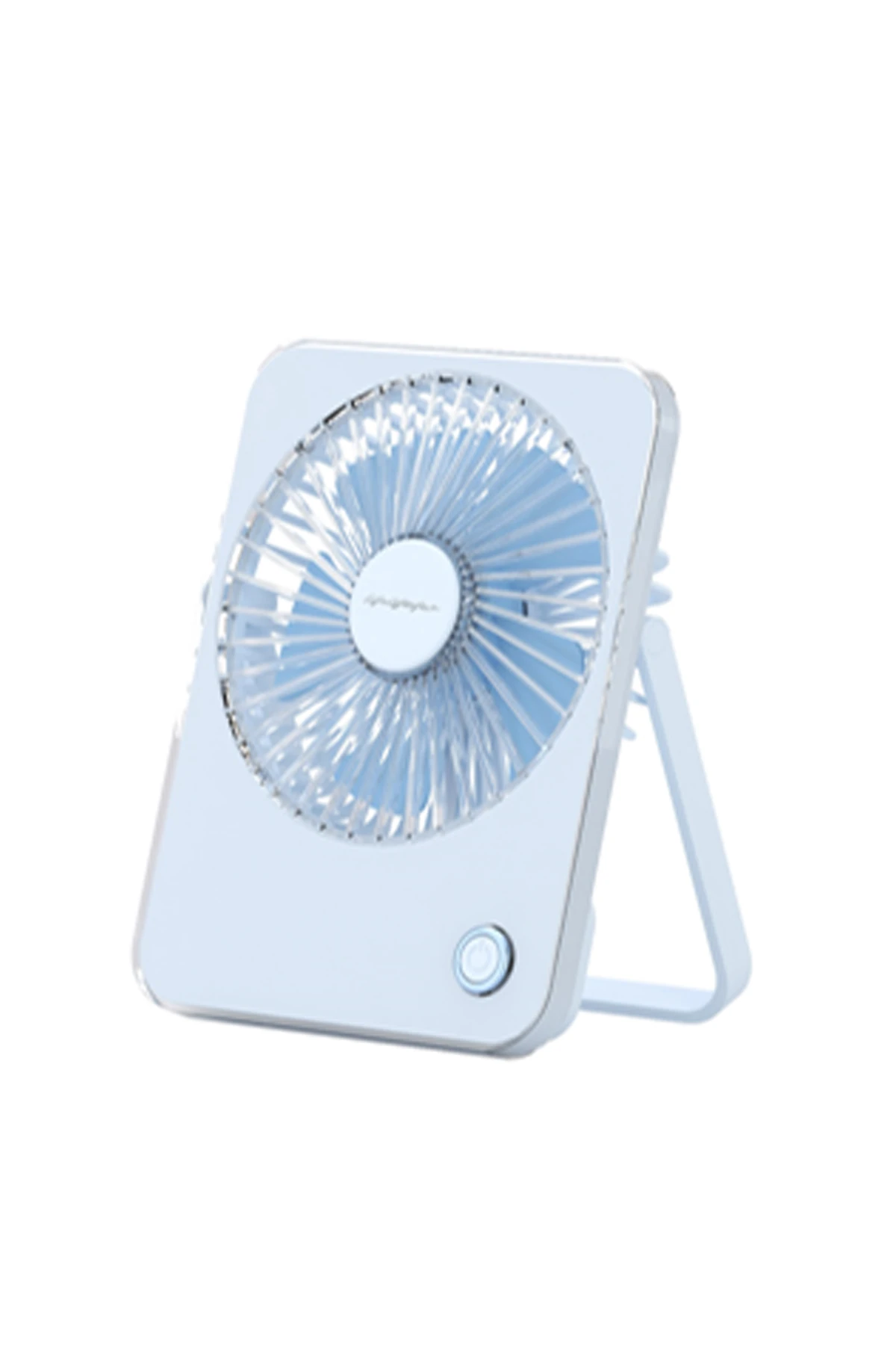 Makaron Serisi Katlanabilir Mini Fan (Mavi)