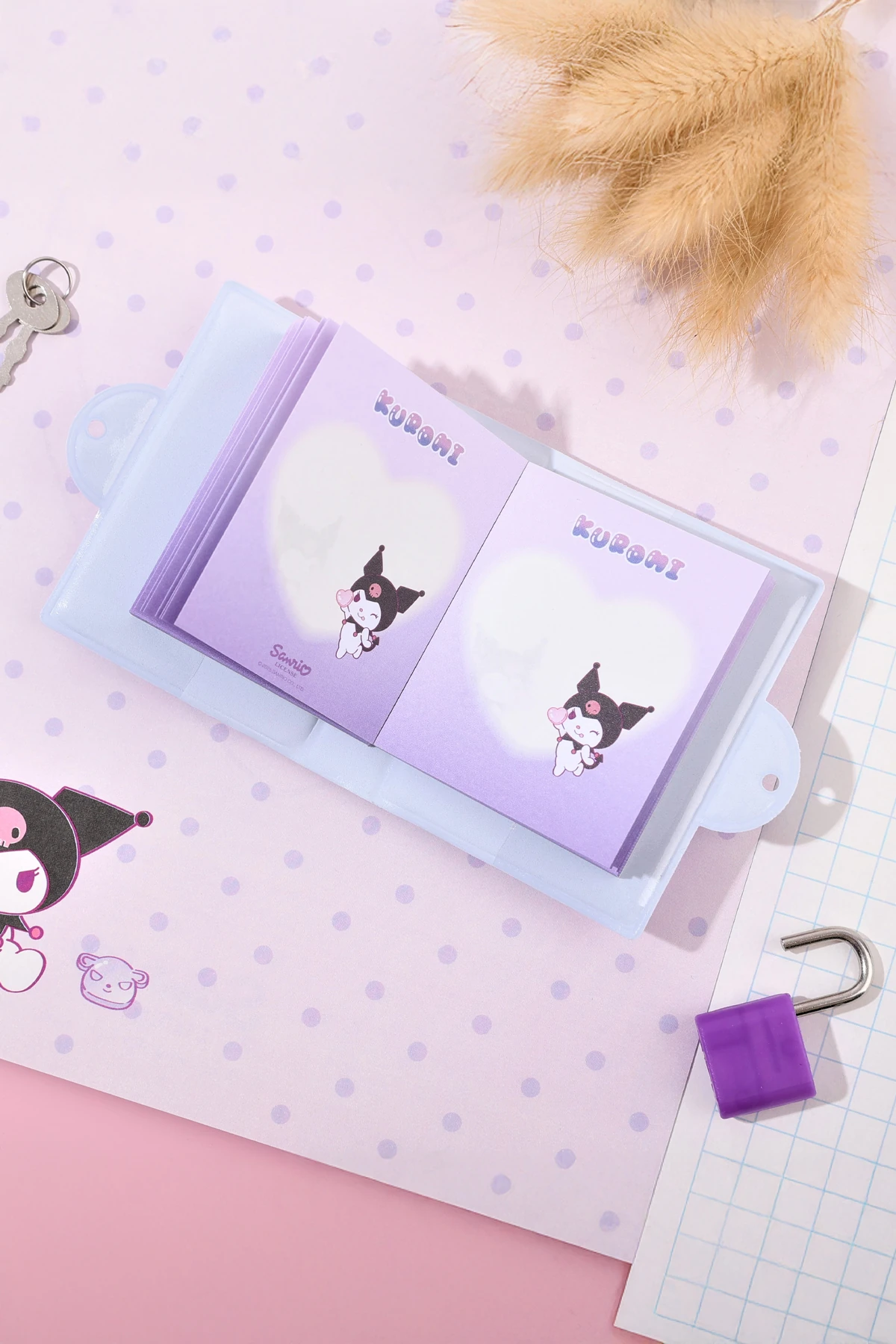 Kuromi Sweet Factory Koleksiyonu Mini Kilit Defteri (80 Yaprak)