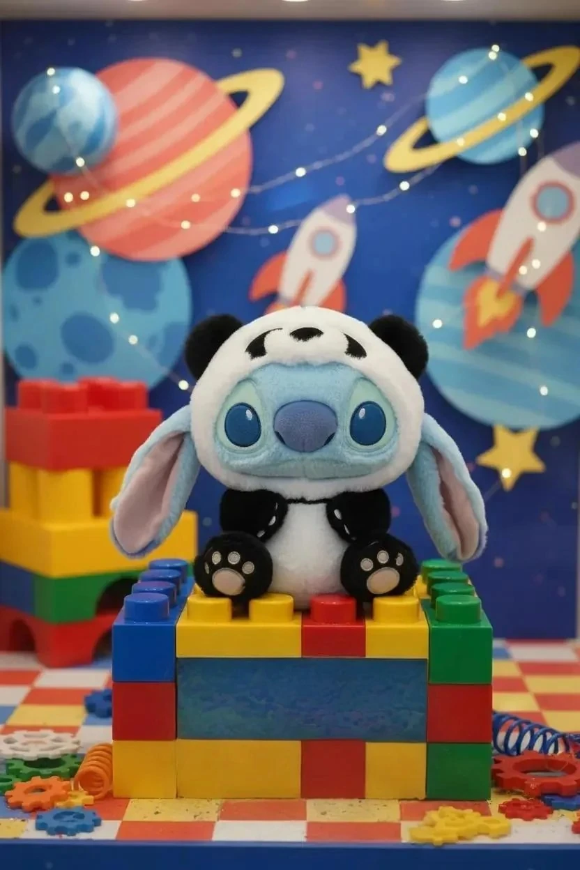 Disney Lilo & Stitch Lisanslı 28 cm Hayvan Kostümlü Peluş Oyuncak