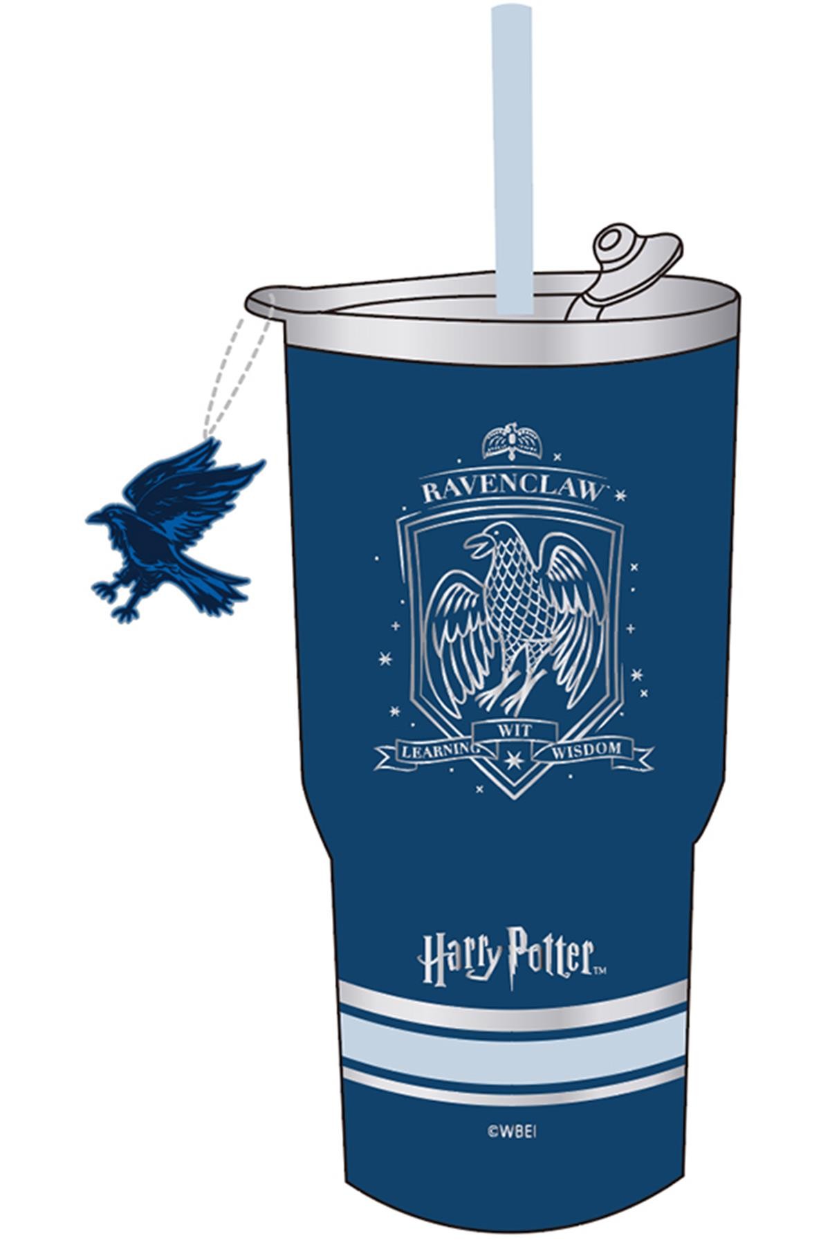 Harry Potter Lisanslı Pipetli Termos (580ml) - Rawenclaw