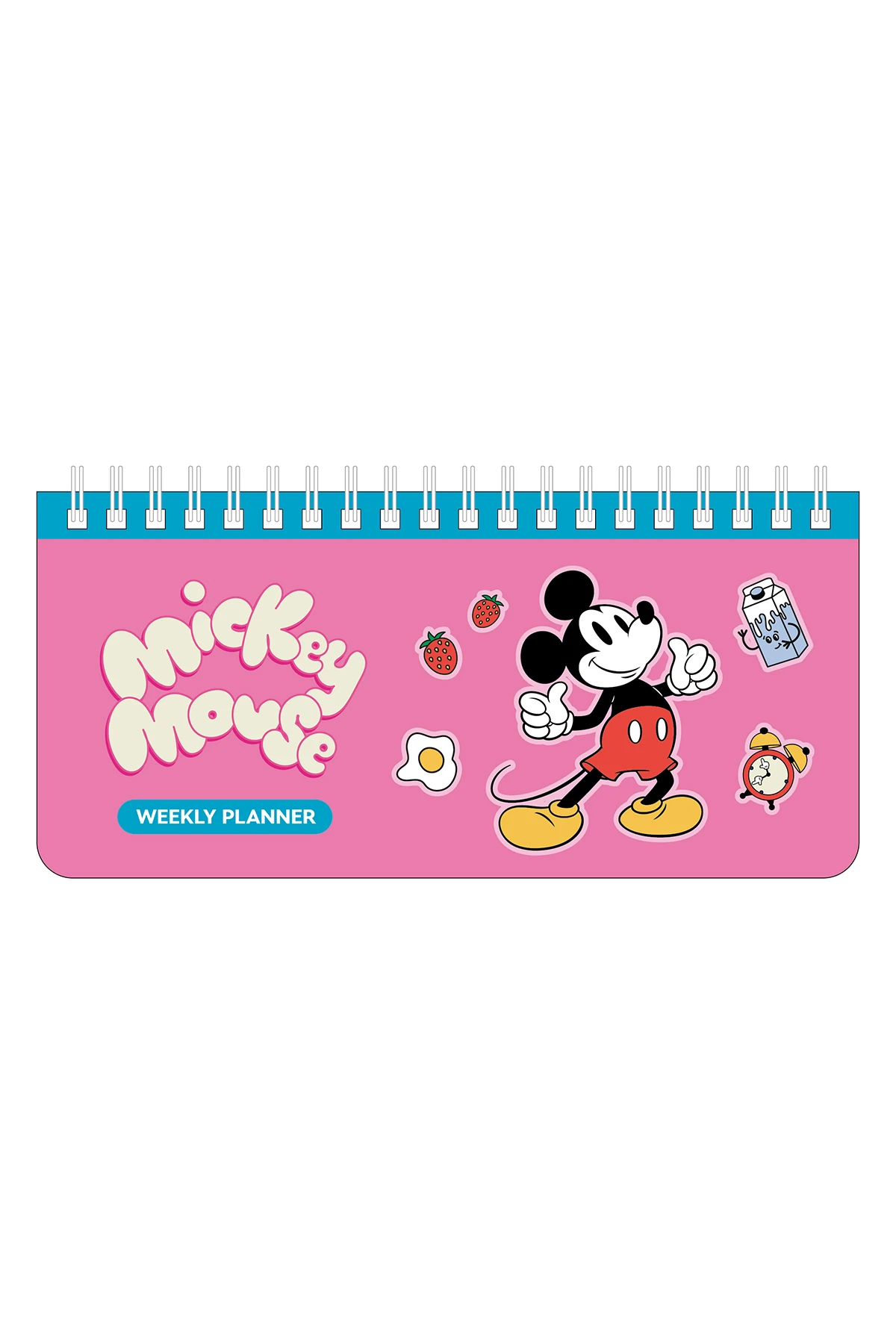 Disney  Lisanslı Mickey Yemek Koleksiyonu PP Haftalık Planlayıcı (60 Sayfa, 12 Ay)