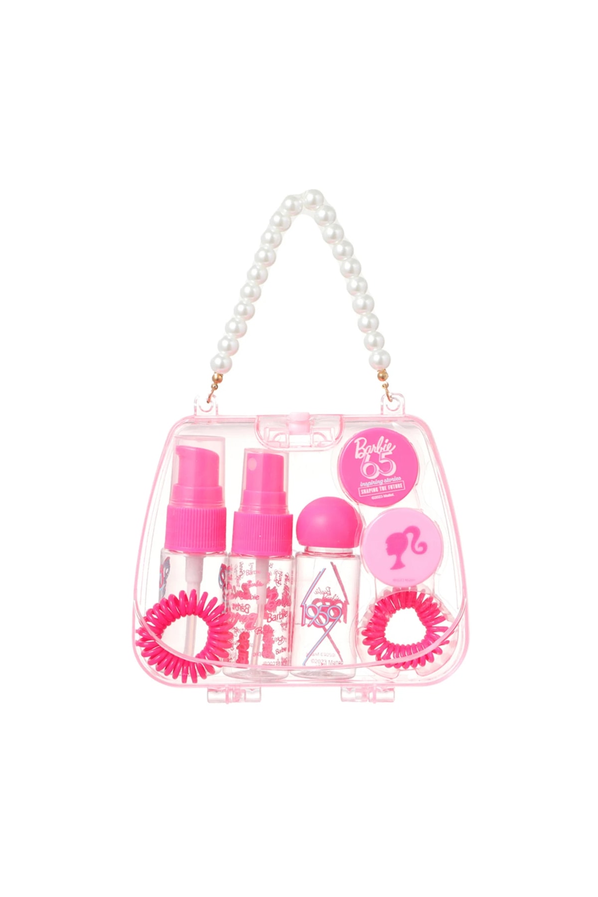 Barbie Lisanslı Çanta Şeklinde Seyahat Seti (7 Adet) (Outlet)