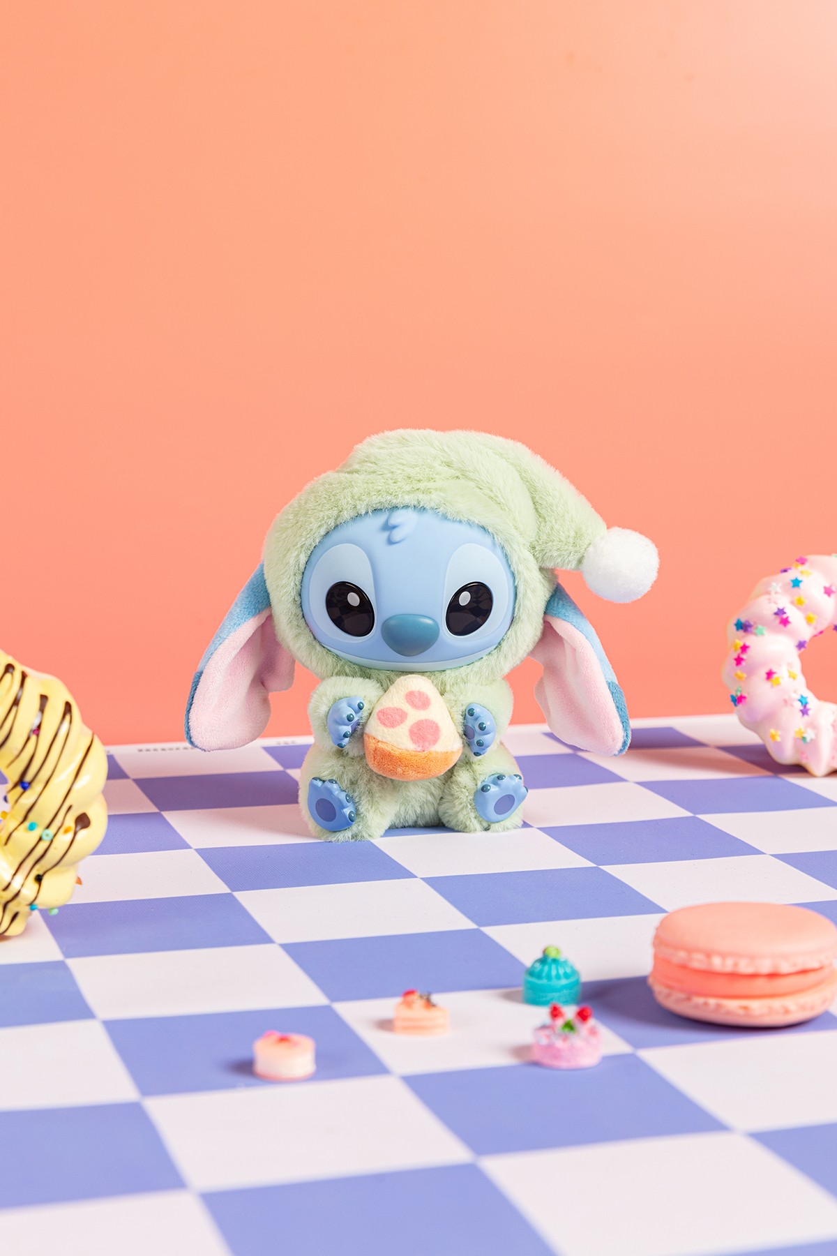Disney Lilo&Stitch Lisanslı Yiyecek Serisi Vinil Peluş Sürpriz Figürlü Kutu - Blind Box
