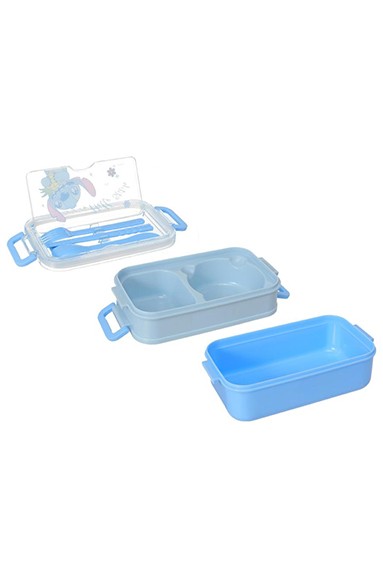 Disnet Stitch Lisanslı Çift Katmanlı Yemek Kabı - 1400 ml