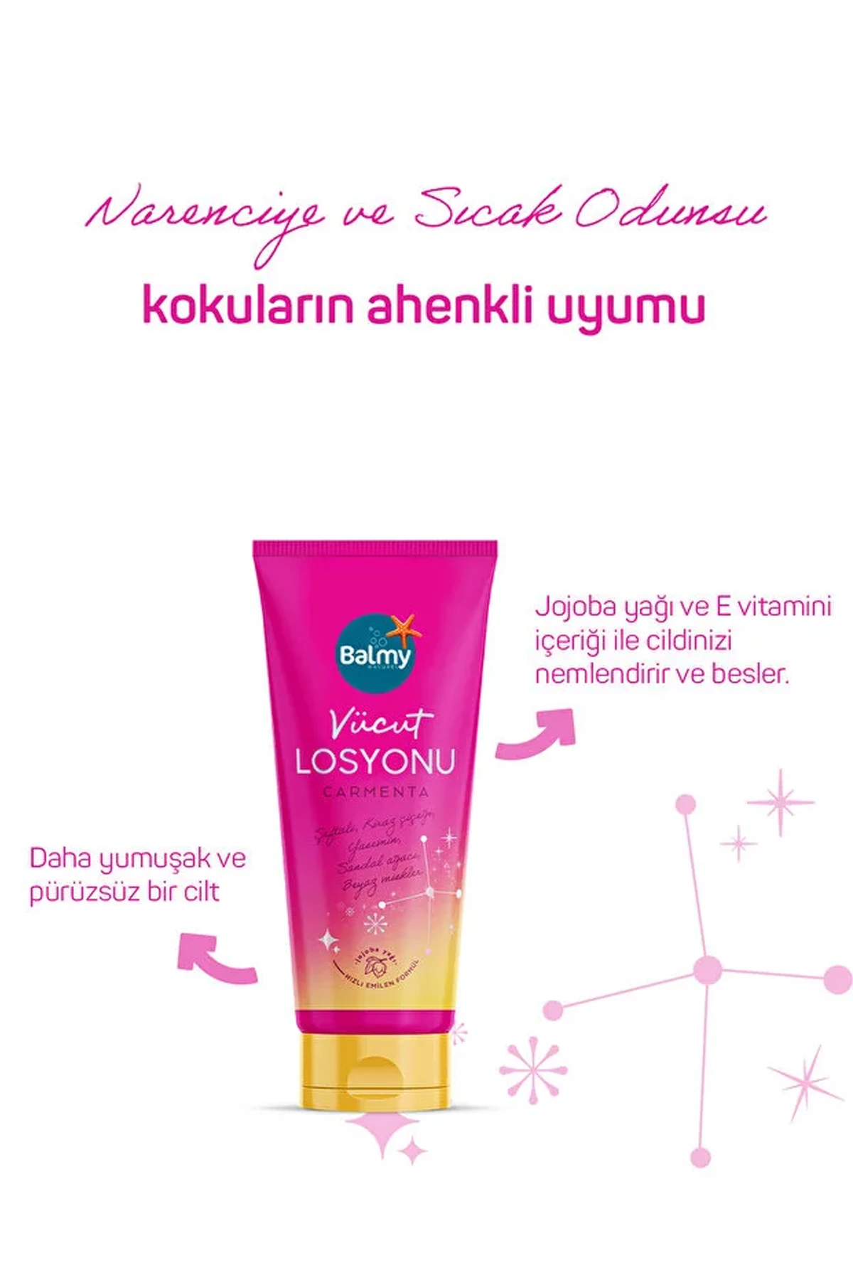 Balmy Carmenta Vücut Losyon Narenciye-SıcakOdunsu Koku 200ml