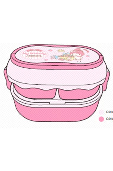 Sanrio Lisanslı Çift Katmanlı Askılı Yemek Kabı - 1600 ml