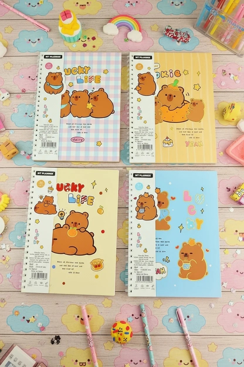 Ayıcık Figürlü Defter A4 45Yp.