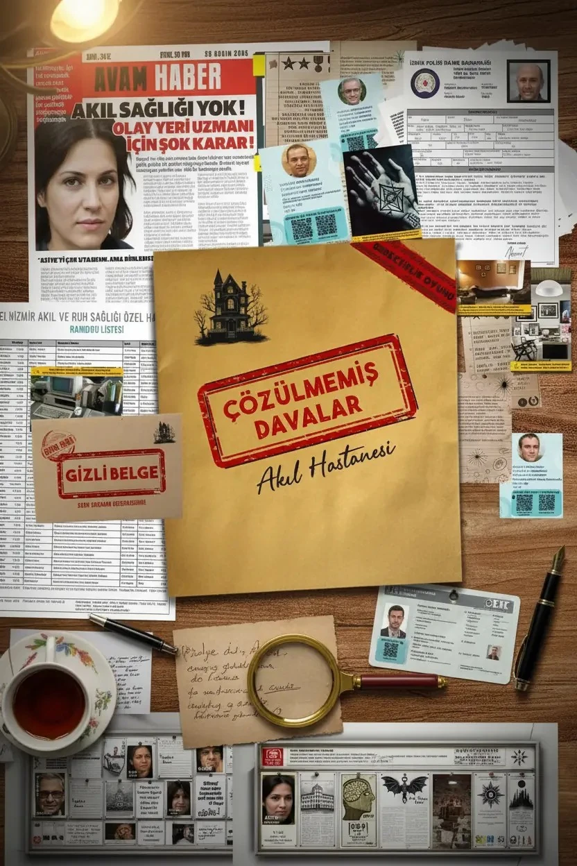 Çözülmemiş Davalar Akıl Hastanesi Dedektiflik Oyunu – 1-5 Kişilik