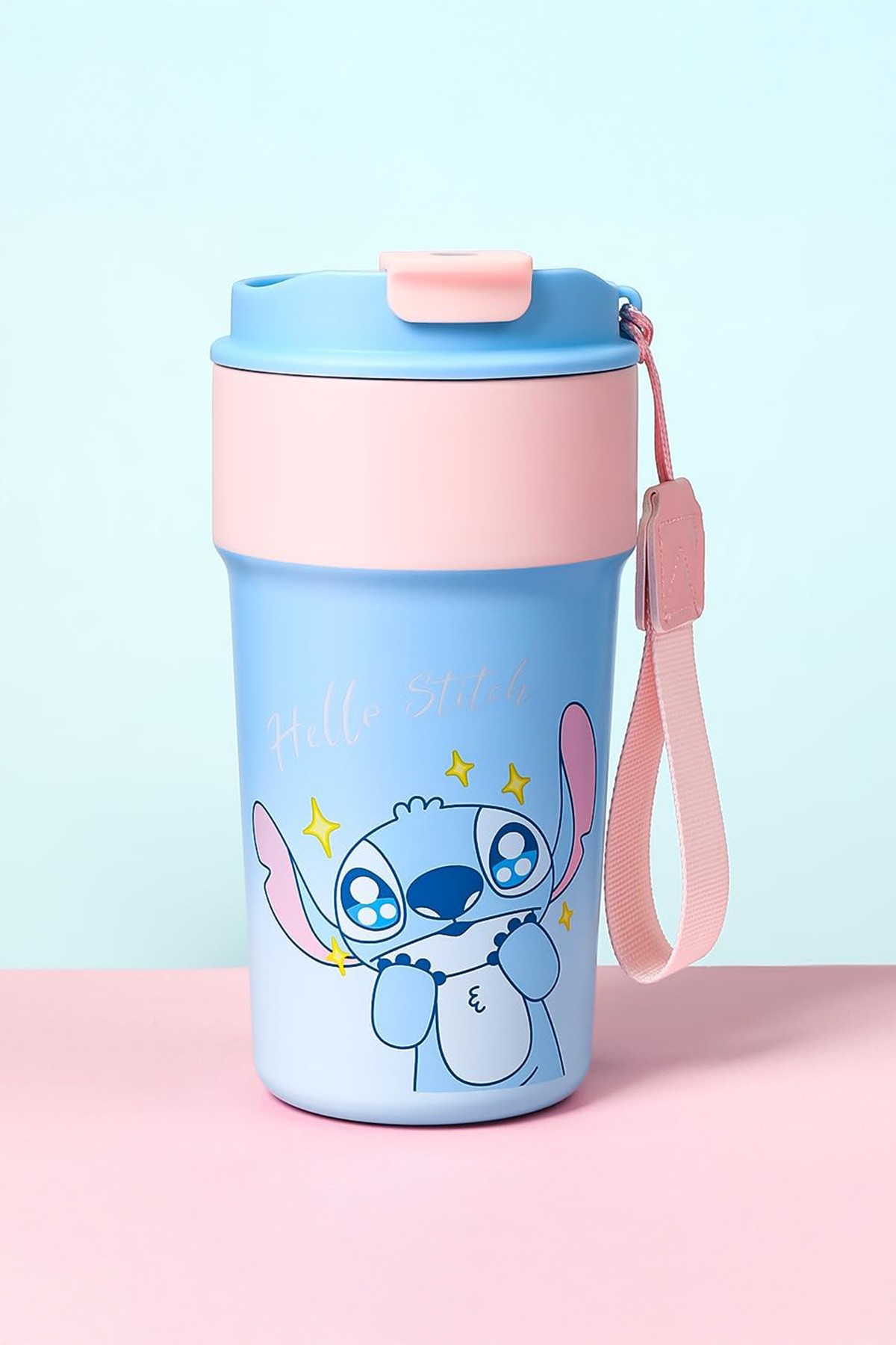 Disney Lilo&Stitch Lisanslı Parti Serisi Termos 500 ml (Stitch)