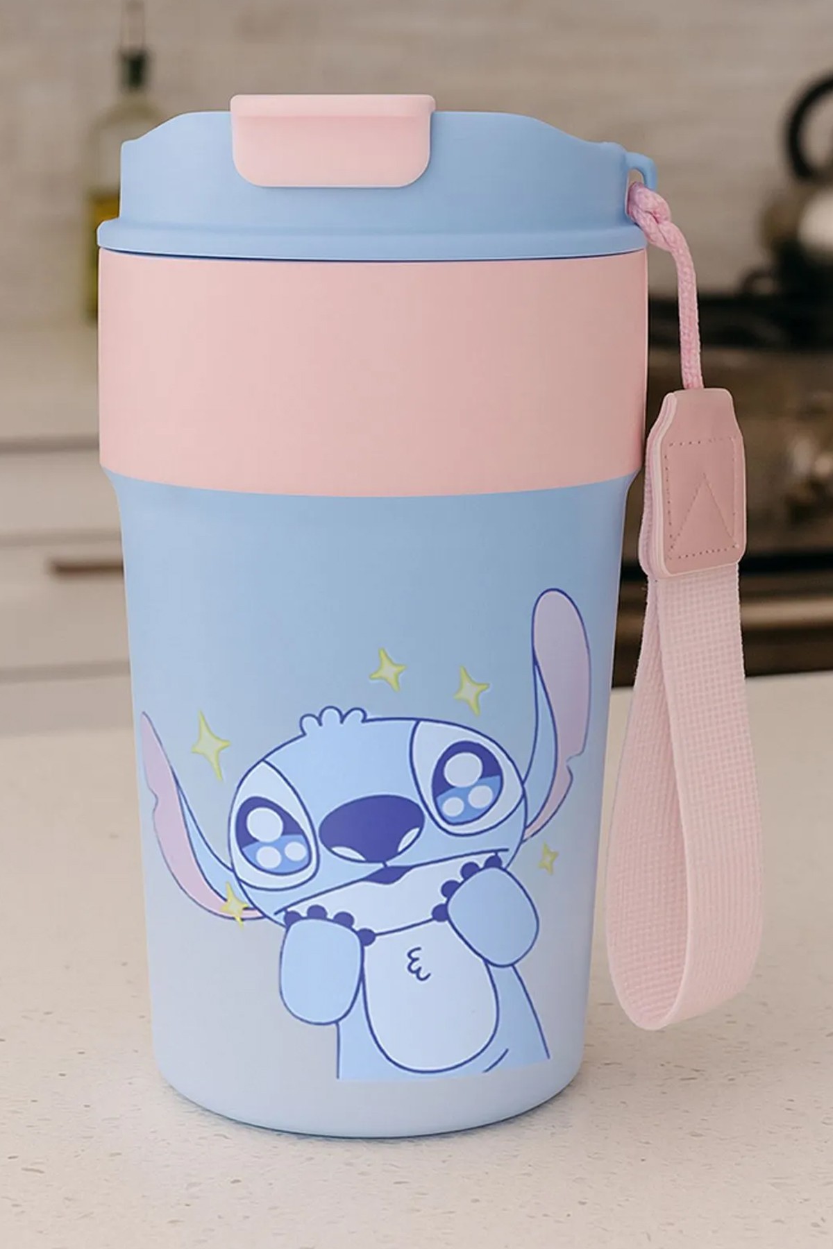 Disney Lilo&Stitch Lisanslı Parti Serisi Termos 500 ml (Stitch)