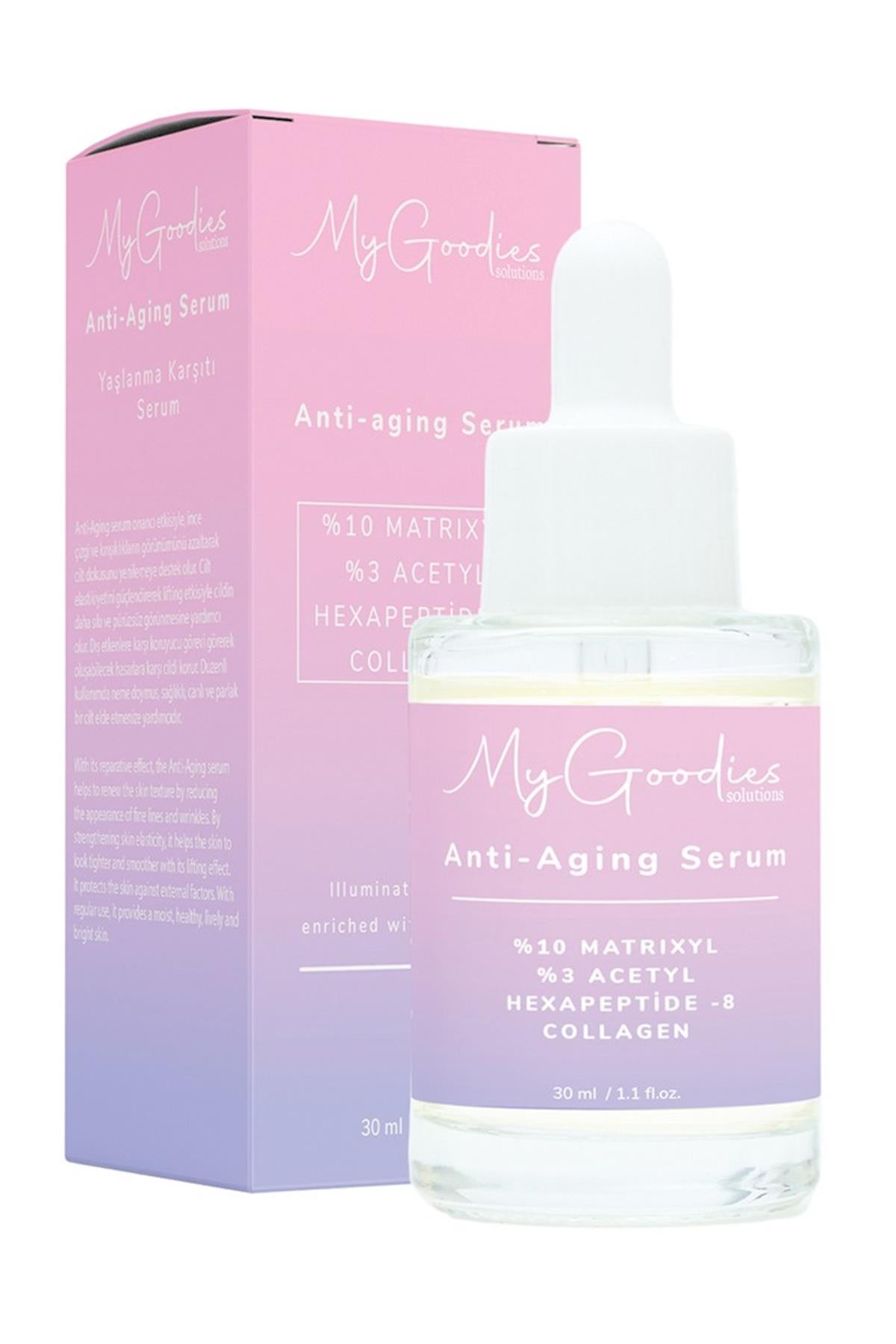 My Goodies Solutions Kırışıklık Karşıtı Anti-Aging Peptid Matrixyl Hexapeptide Collagen Serum 30Ml