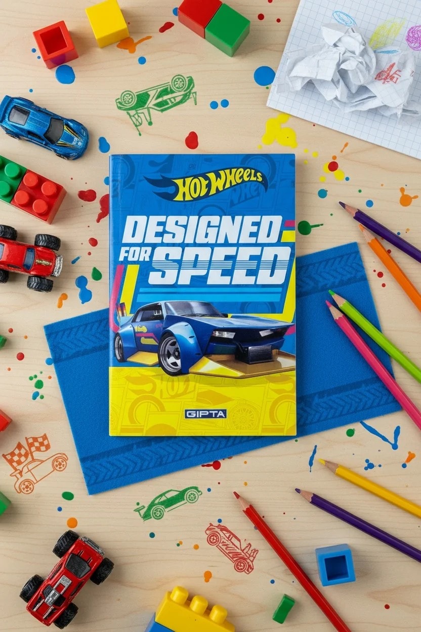 Hot Wheels A7 İkili Mini Bloknot