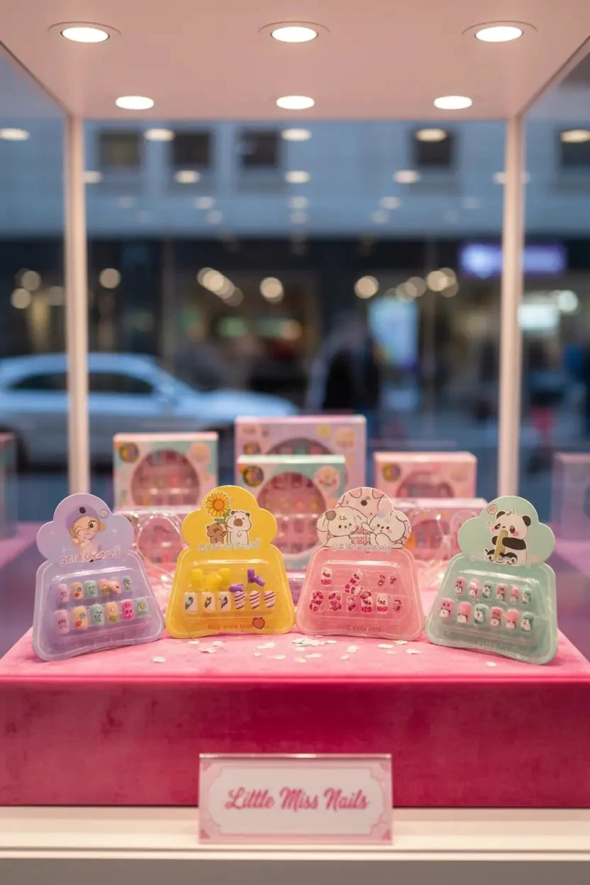 Figürlü Çocuk Takma Tırnak