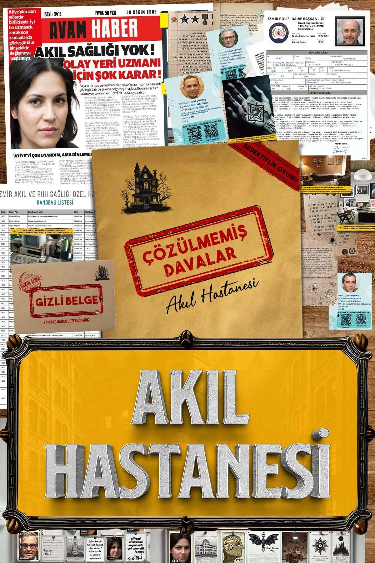 Çözülmemiş Davalar - Akıl Hastanesi