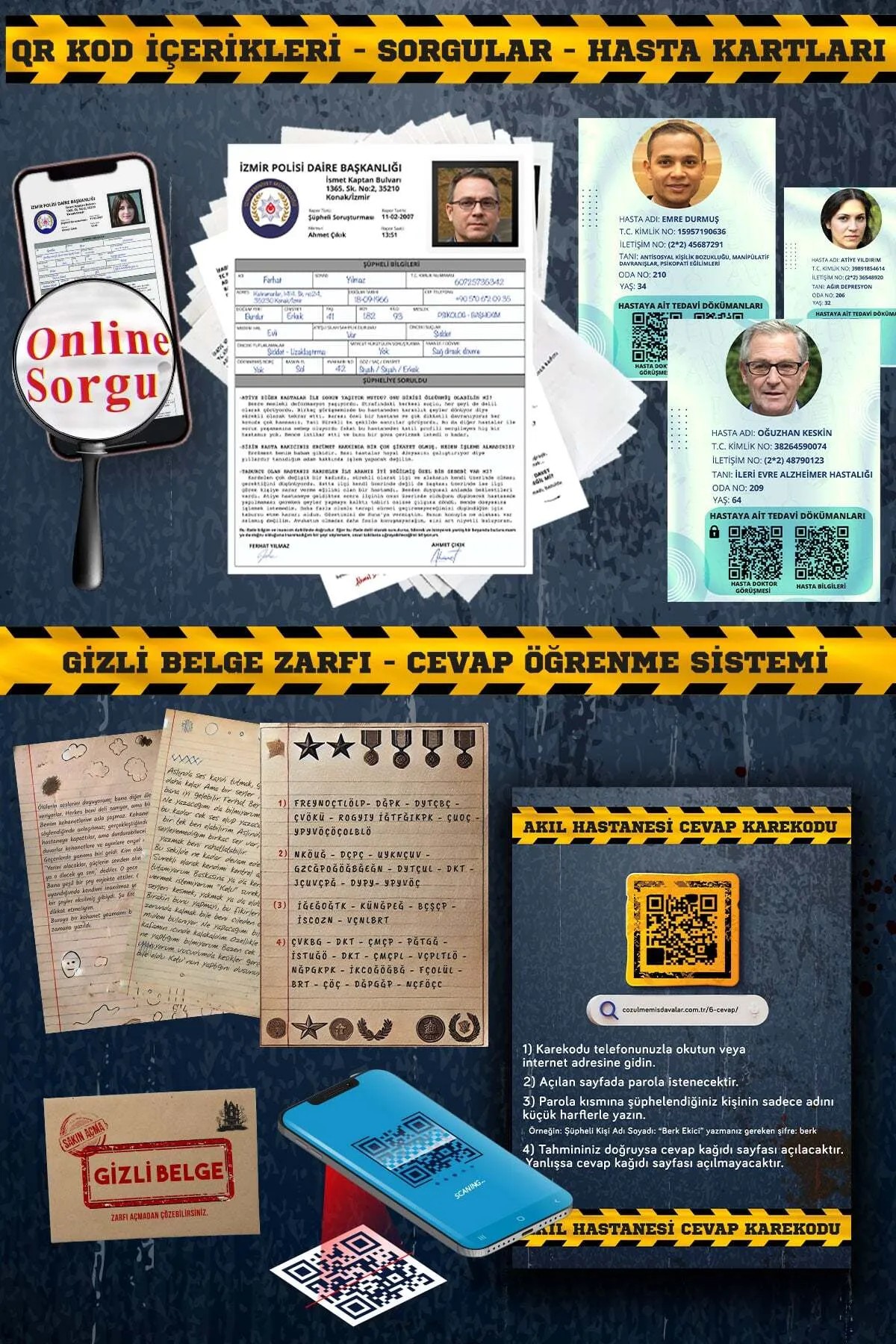 Çözülmemiş Davalar Dedektiflik Oyunu - Akıl Hastanesi