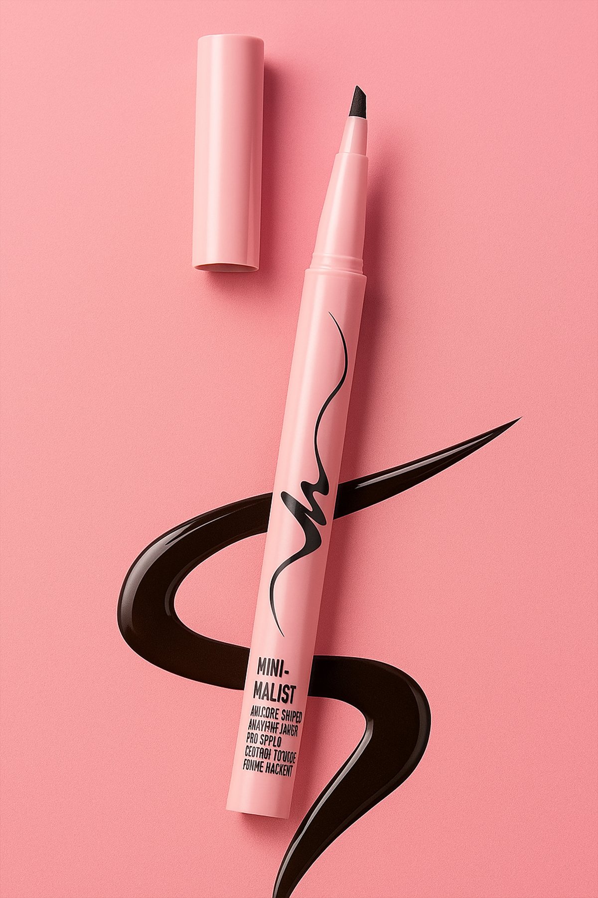 Minimalist Serisi Kesik Uçlu Eyeliner (01 Siyah)