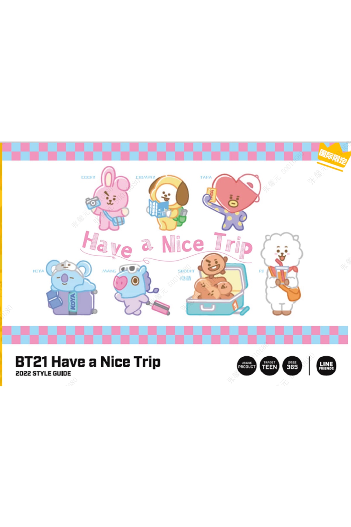 BT21 Lisanslı Seyahat Günlüğü Serisi Sürpriz Kutusu