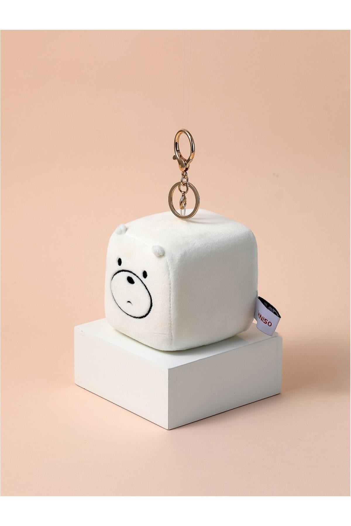 We Bare Bears Oyuncak Küp Anahtarlık (Buz Ayısı)