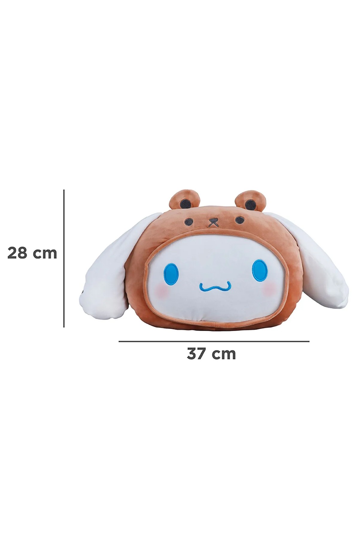 Sanrio Lisanslı Peluş Yastık - Cinnamoroll 37x28 cm (Outlet)