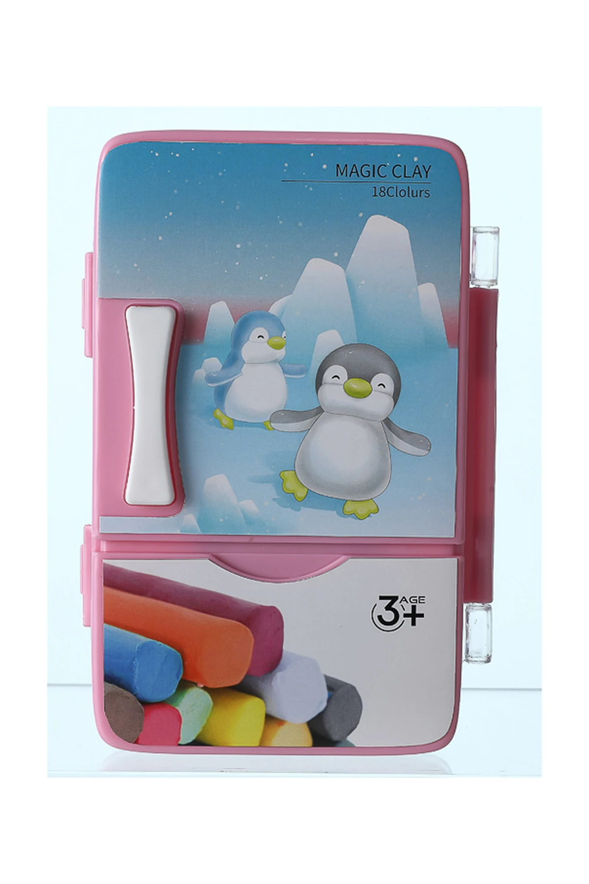 24 Renk Oyun Hamuru Seti - Pembe