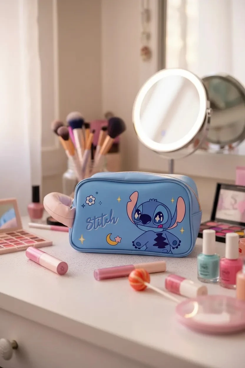Disney Lilo & Stitch Lisanslı Parti Serisi Kozmetik Çantası