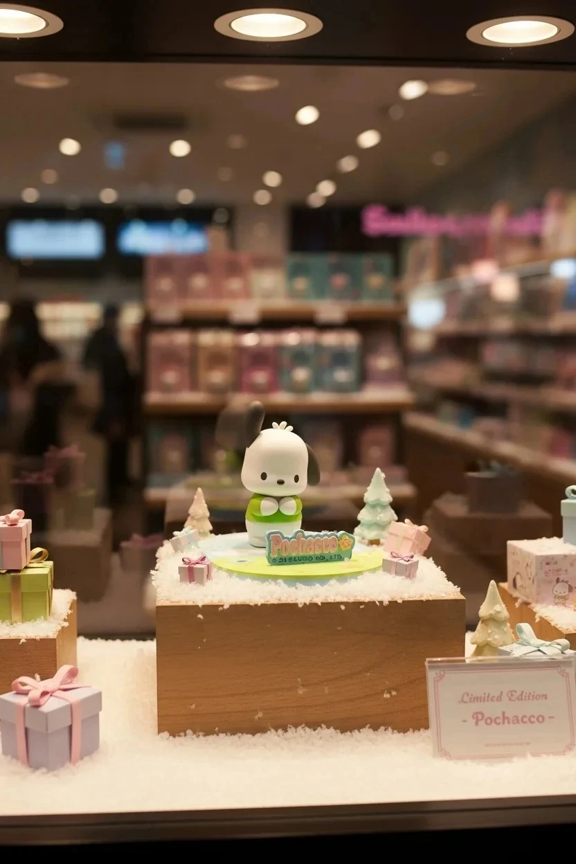 Sanrio Lisanslı Bahar Serisi Masa Üstü Telefon Tutucu (Pochacco)