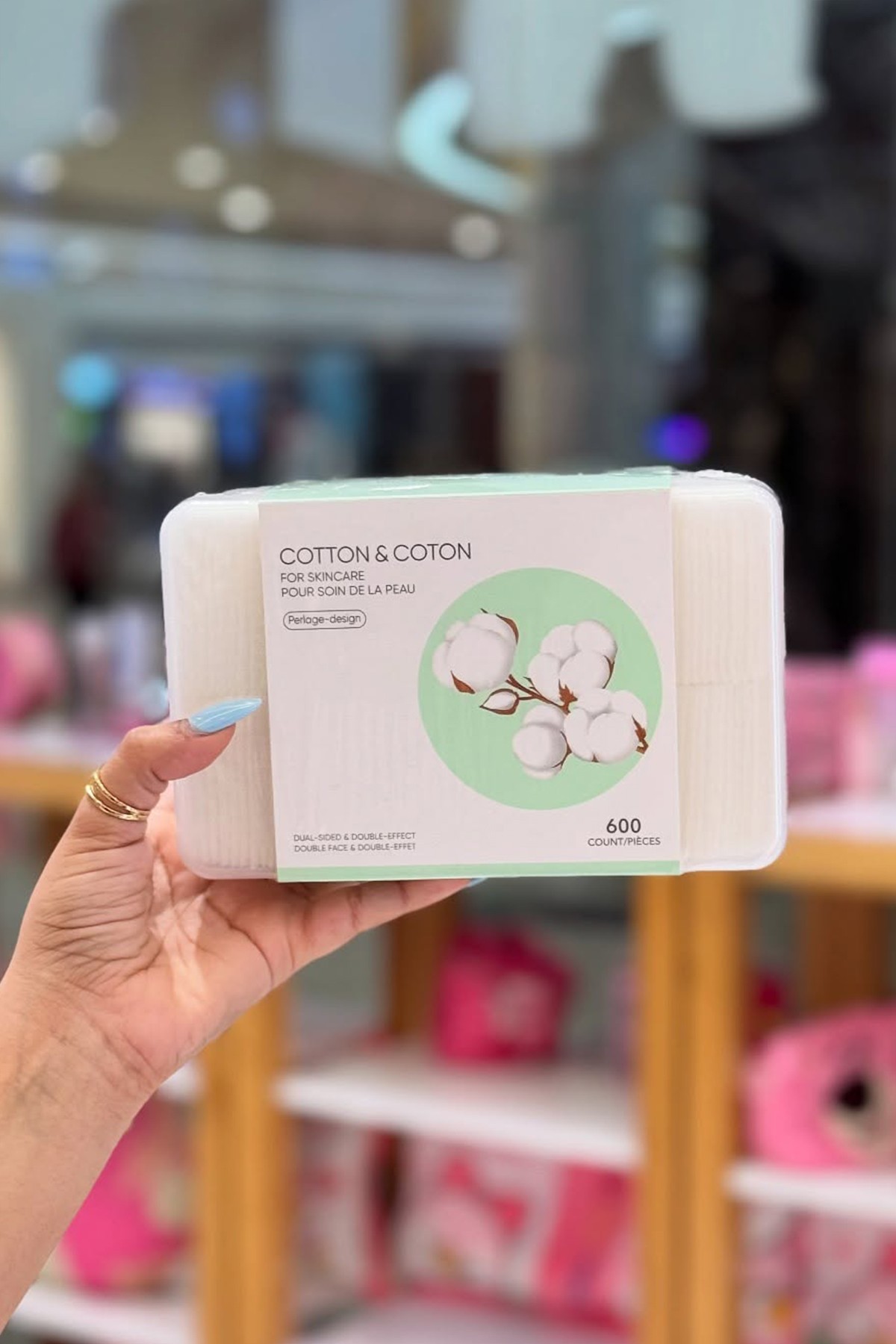 MINISO Kullan At İnci Desenli Makyaj Temizleme Pamuğu