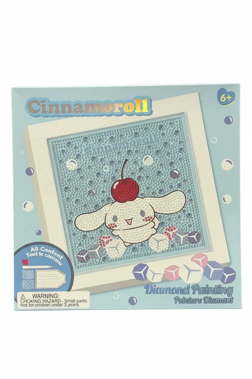 Sanrio Lisanslı Renkli Yaz Plajı Serisi Elmas Mozaik Puzzle Cinnamoroll