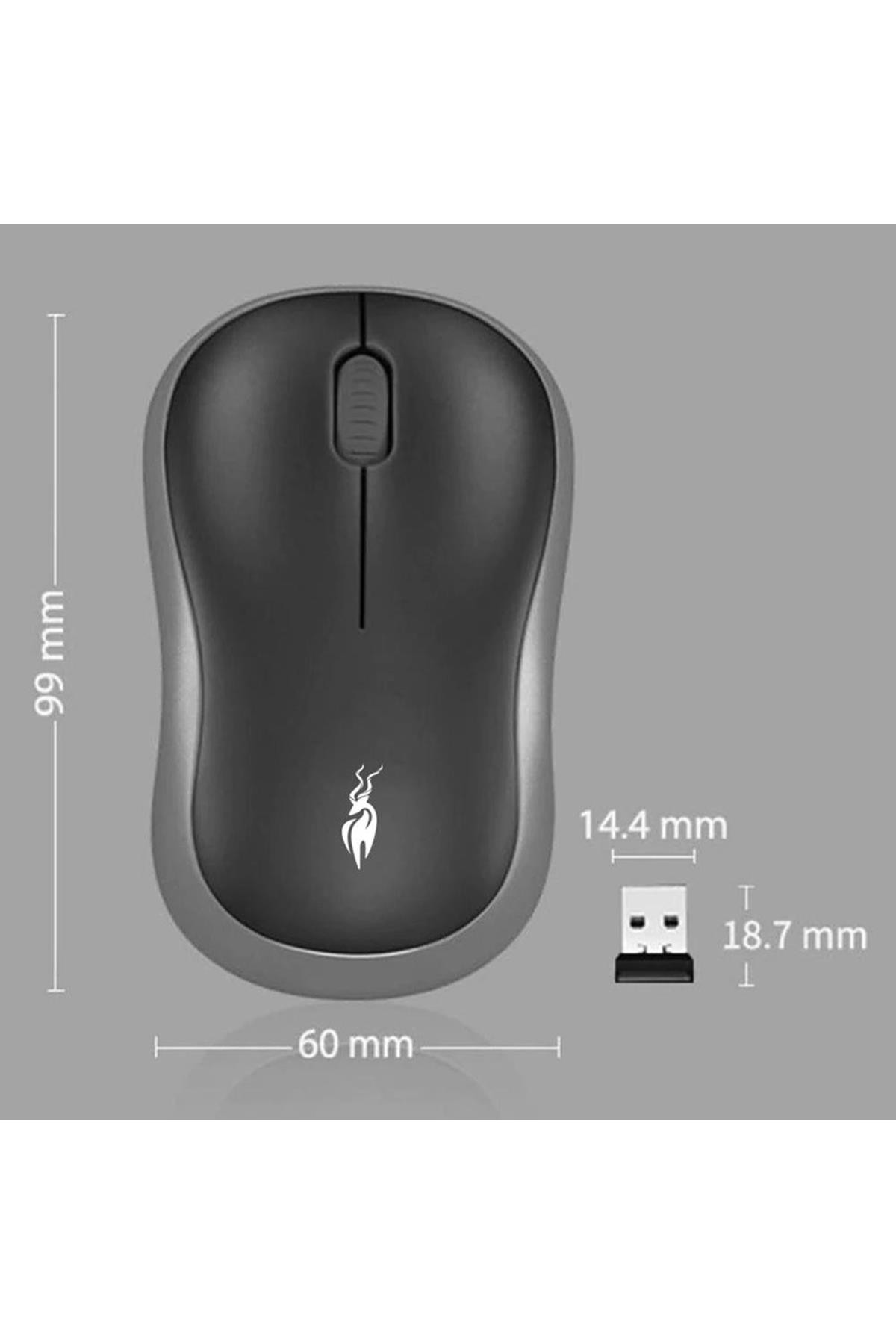 Shaza Ms10 Sessiz Kablosuz Optik Mouse