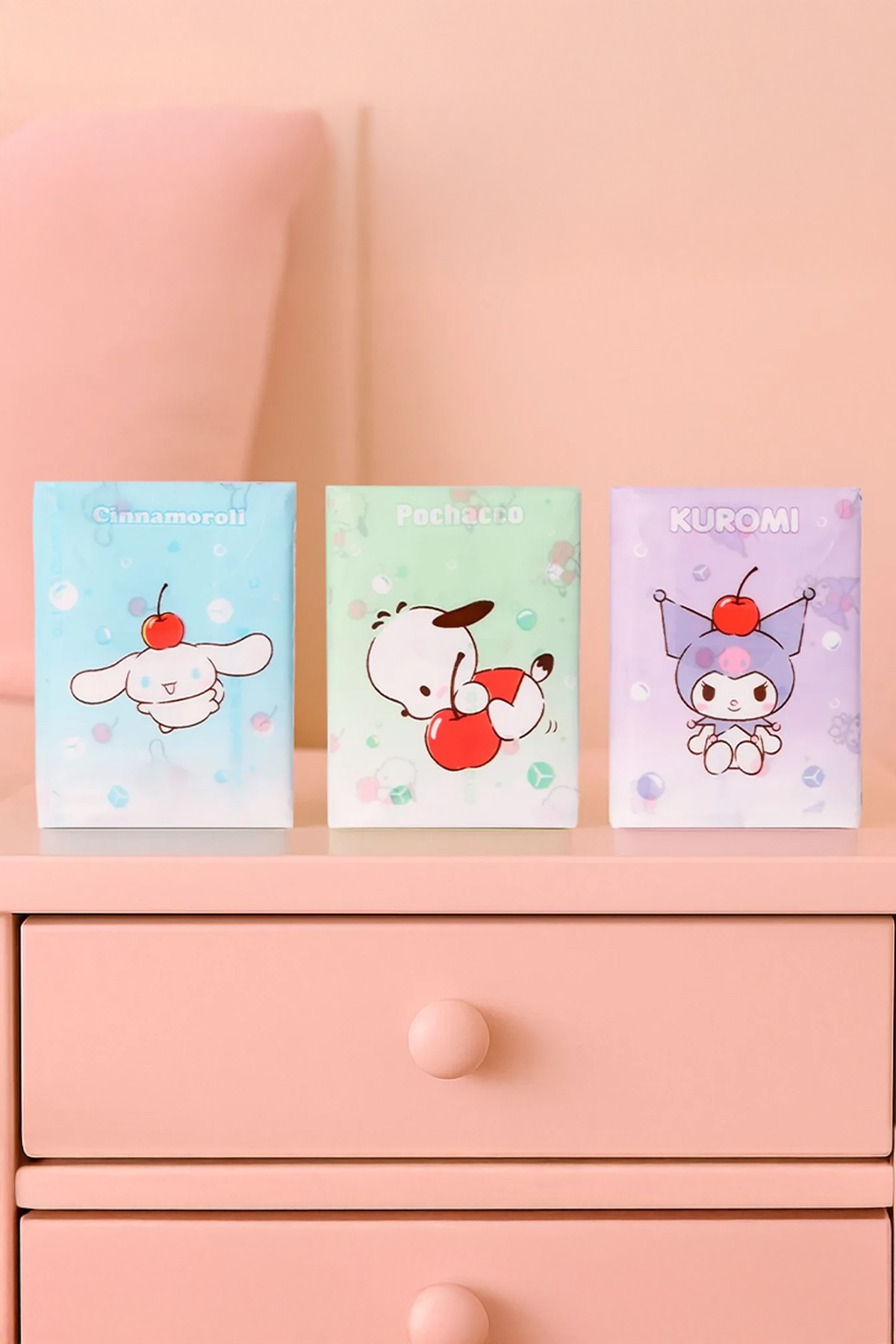 Sanrio Lisanslı Renkli Yaz Serisi Baskılı Kağıt Mendil (9'lu Paket)
