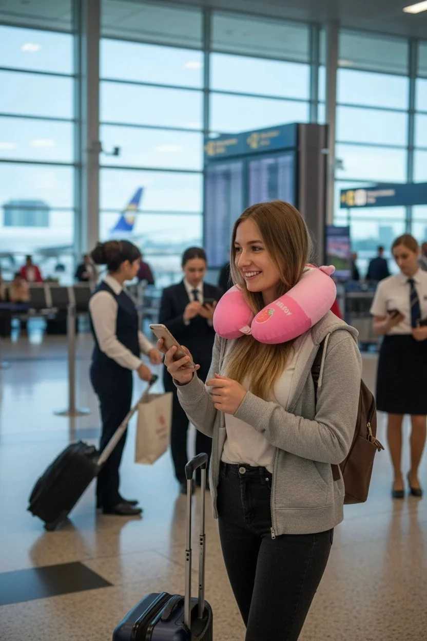 Sanrio Lisanslı Çilek Serisi Boyun Yastığı - My Melody