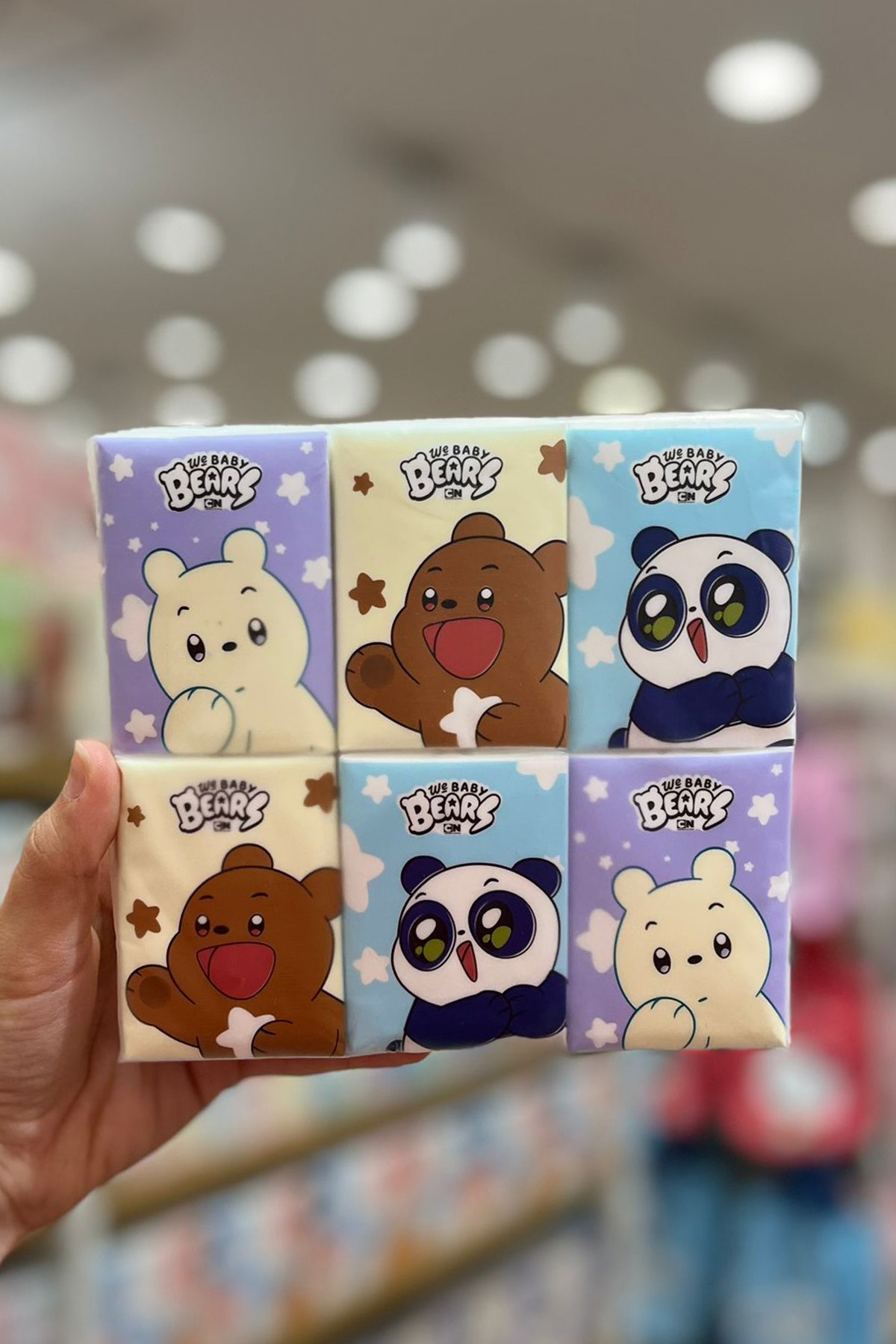 We Baby Bears Lisanslı Baskılı Kağıt Mendil 12'li Paket