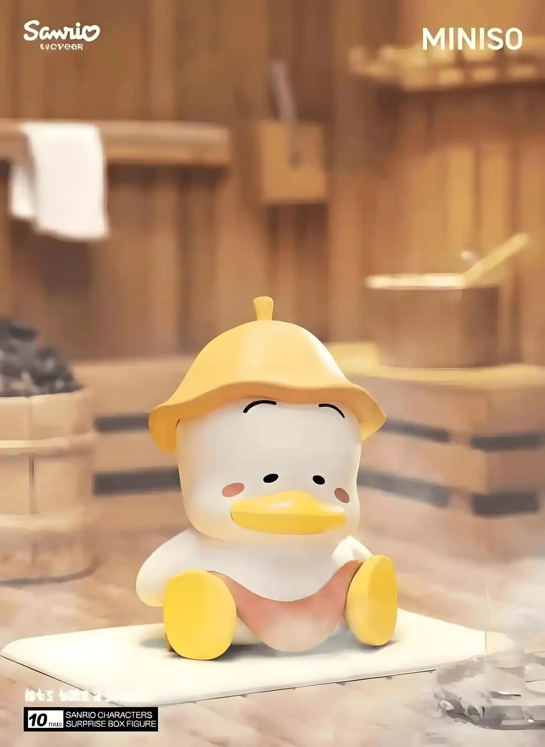 Sanrio Lisanslı Sauna Serisi Sürpriz Figürlü Kutu - Blind Box
