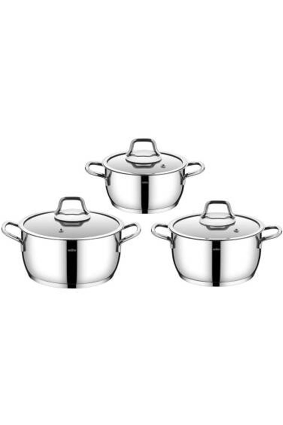 Steelcook Çelik Tencere Set 6'Lı Rc600 T