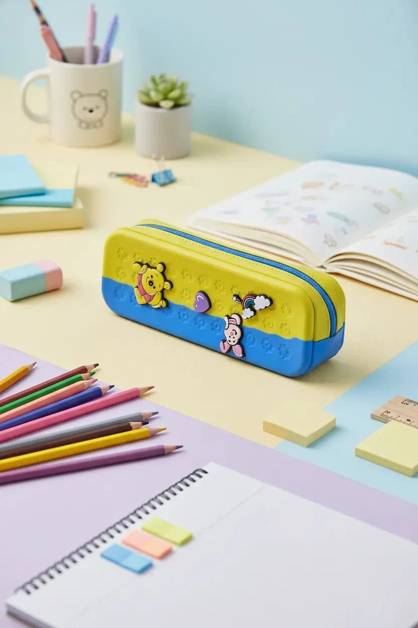 Disney Lisanslı Winnie The Pooh 21,5 Cm Fermuarlı Kalemlik – Oymalı Özel Seri