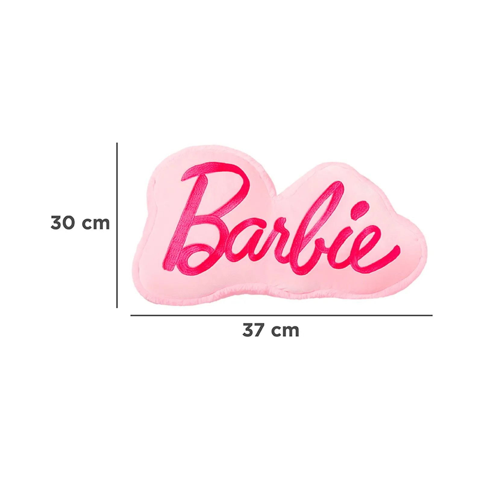 Barbie Lisanslı Yazılı Yastık 37 cm