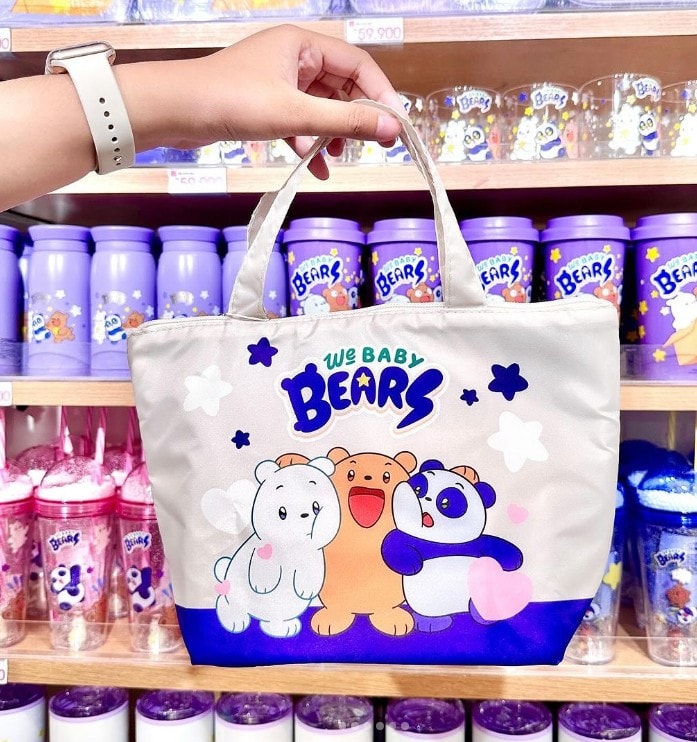 We Baby Bears Lisanslı Yiyecek Çantası - Bej
