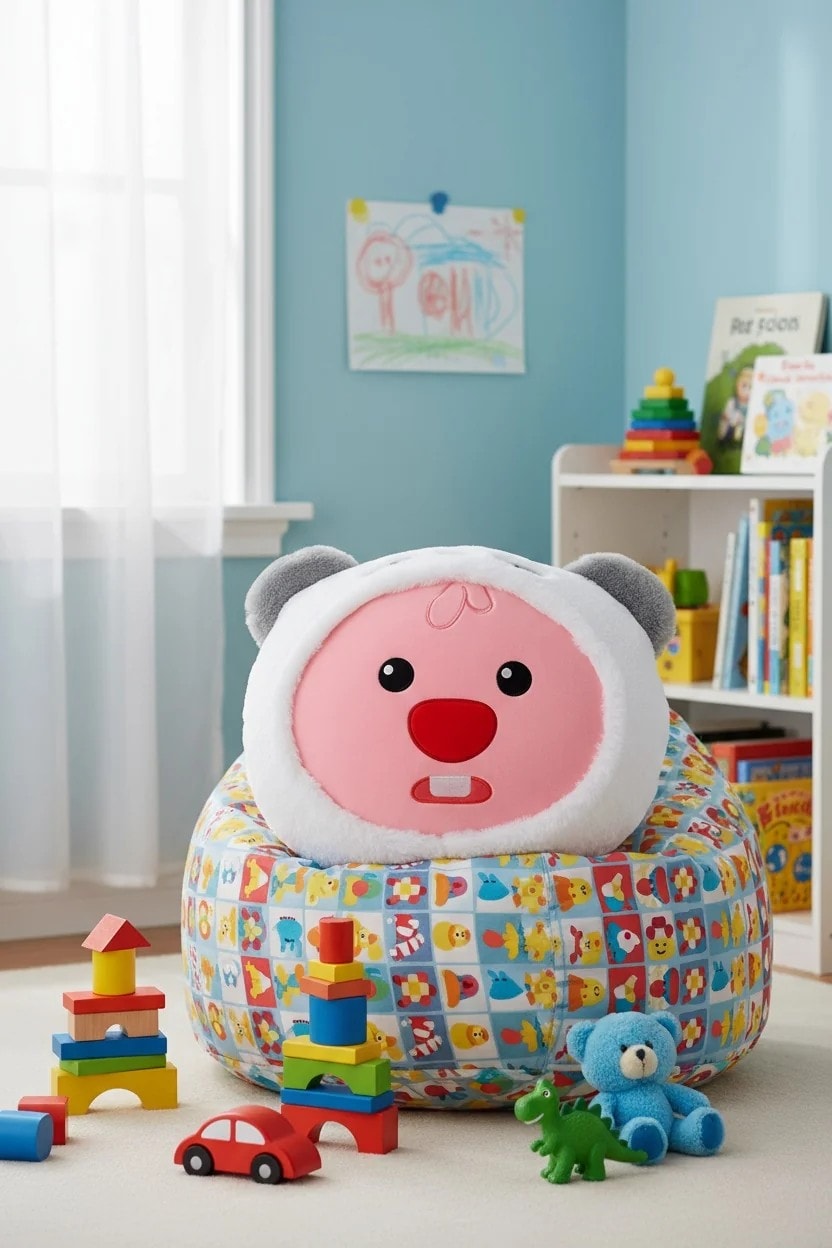 Zanmang Loopy Lisanslı Kostümlü Peluş Yastık (40cm) - Panda