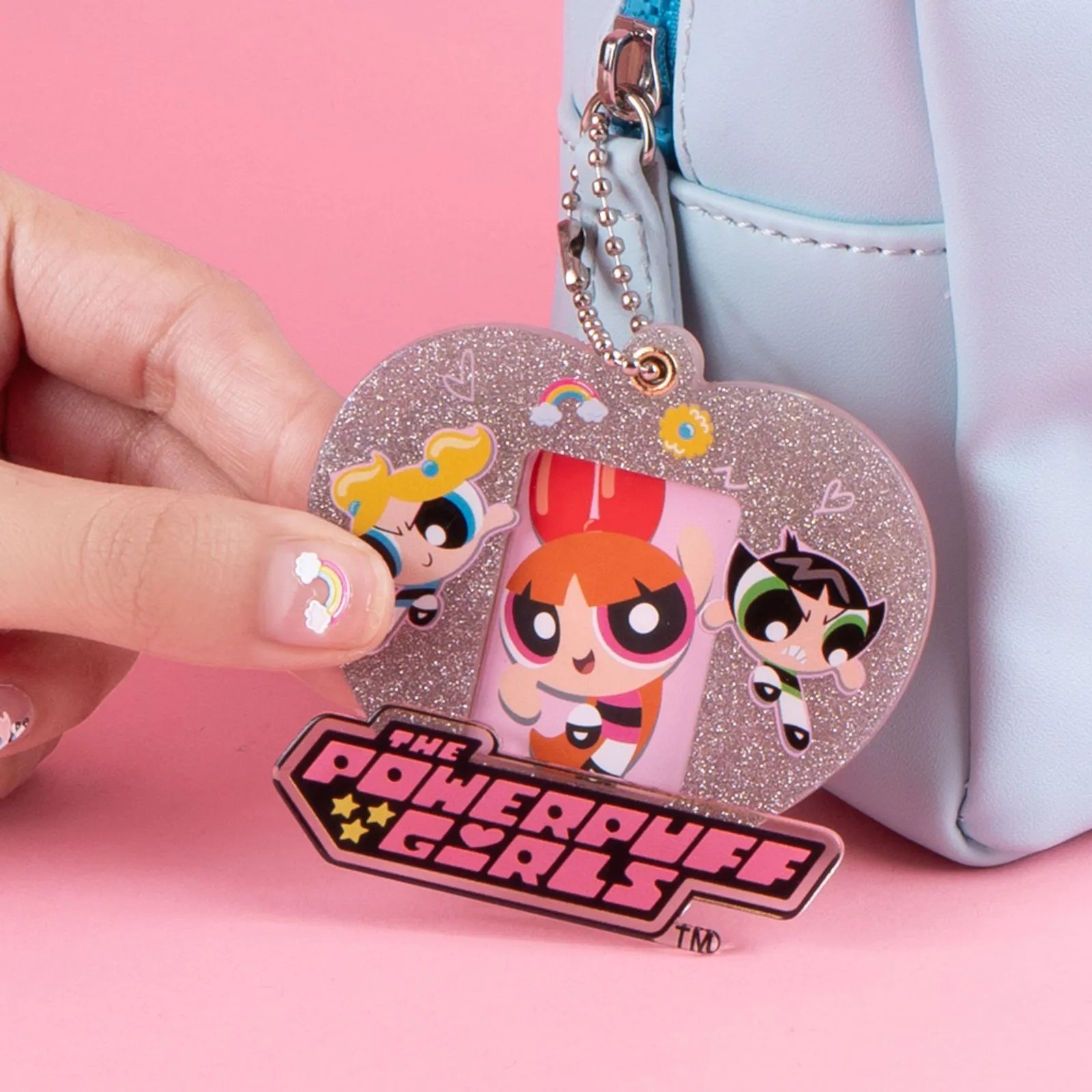 Powerpuff Girls Lisanslı Kalp Figürlü Anahtarlık