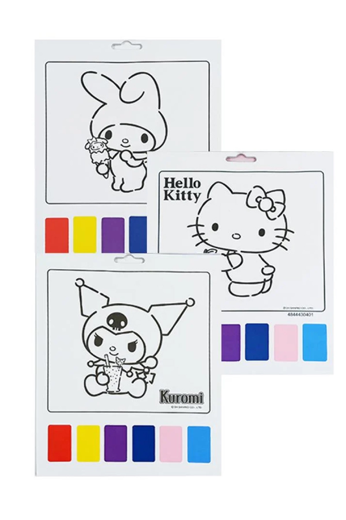 Sanrio Lisanslı Tatlı Koleksiyonu Suluboya Resim