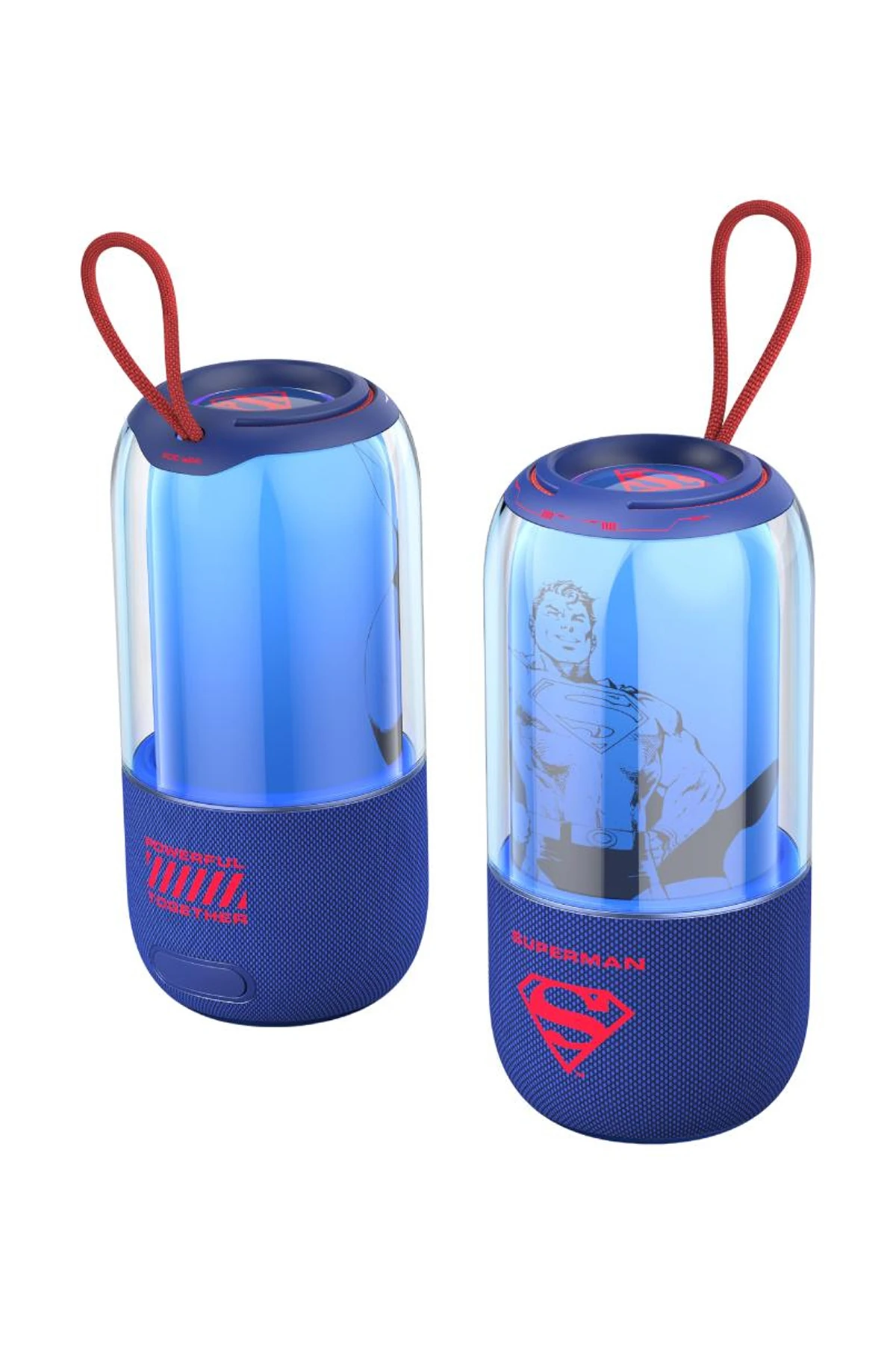 DC Superman Serisi IPX7 RGB Işıklı Bluethooth Hoparlör Model