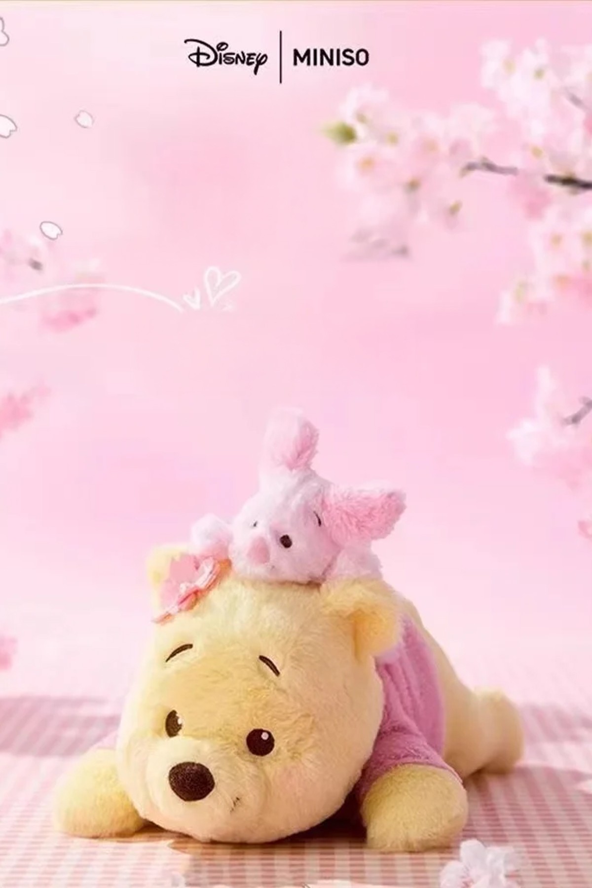 Disney Lisanslı Sakura Serisi Oturan Peluş Oyuncak - Winnie The Pooh