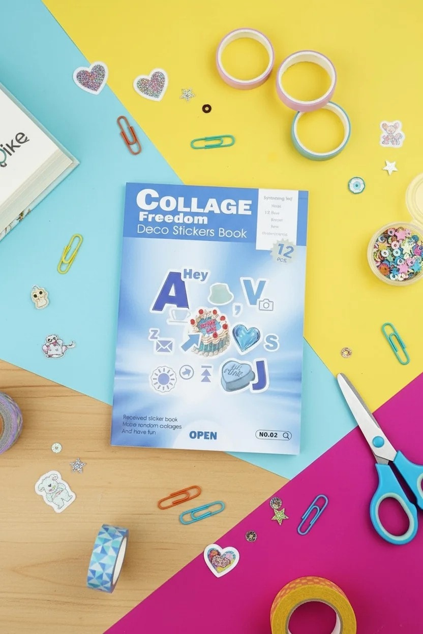 12 Sayfa Sticker Defteri