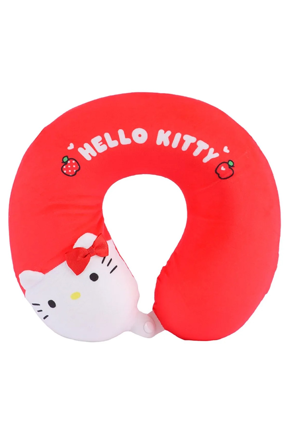 Hello Kitty Lisanslı Elma Koleksiyonu Boyun Yastığı,Seyahat Yastığı