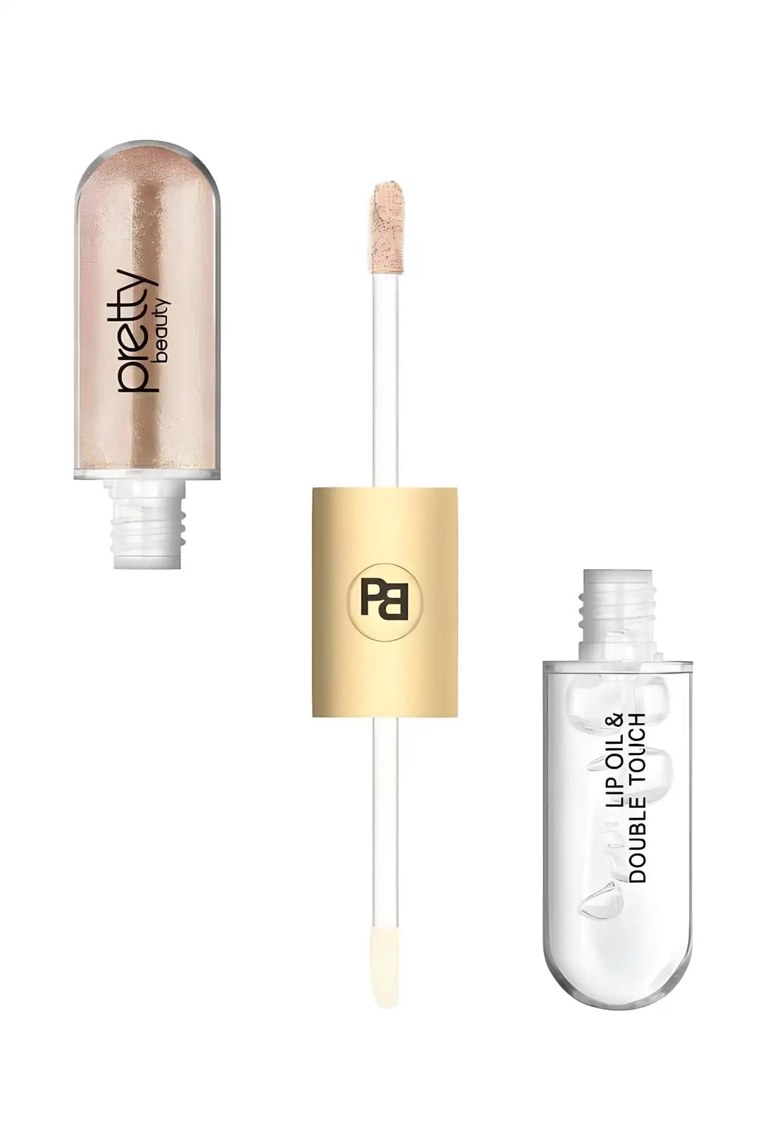 Pretty Beauty Çift Taraflı Gloss Ruj & Lip Oil Pb-408B-01