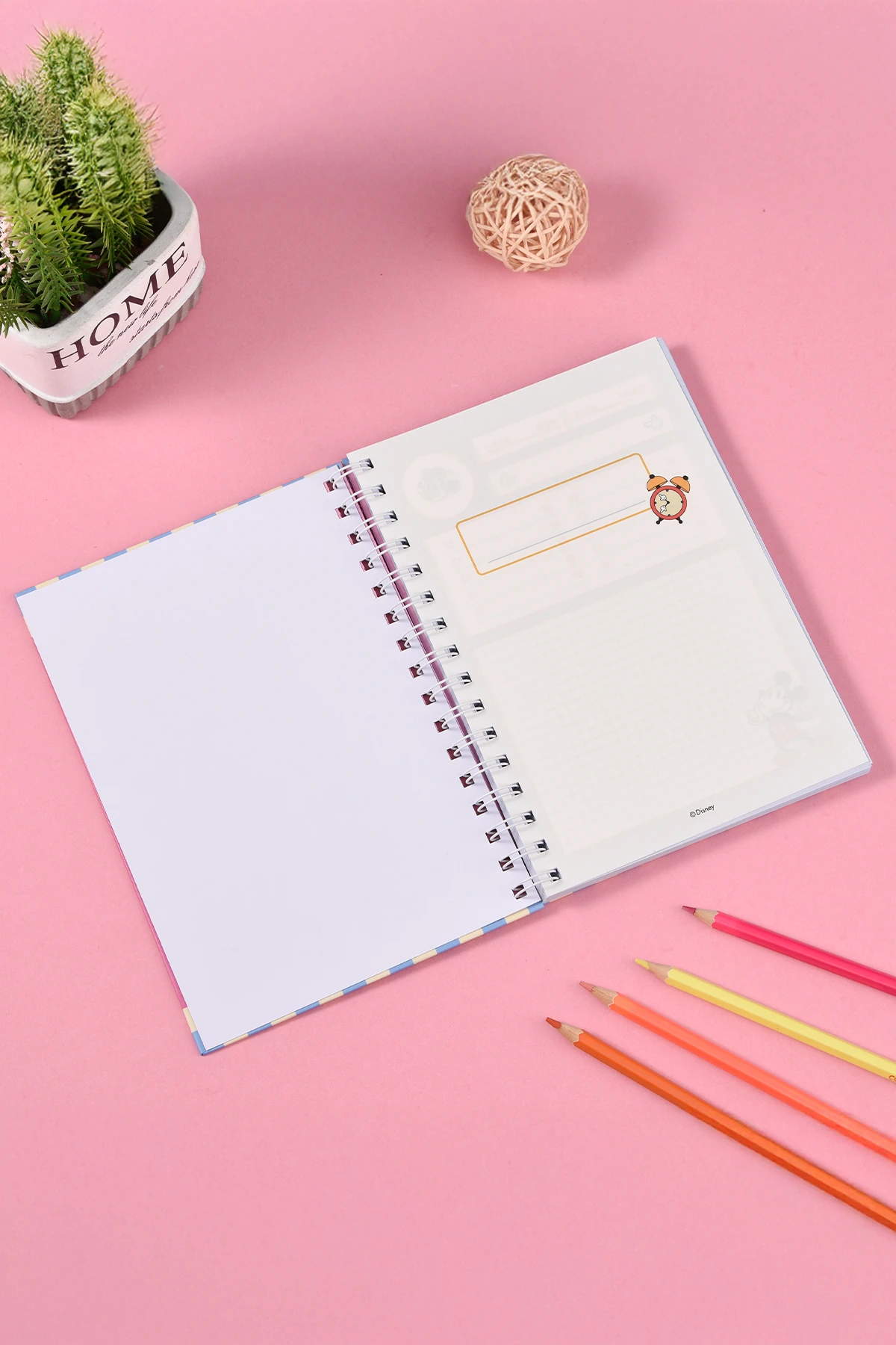 Disney Lisanslı Mickey Yemek Koleksiyonu A5 Günlük Planlayıcı (72 Sayfa, Çıkartmalarla)