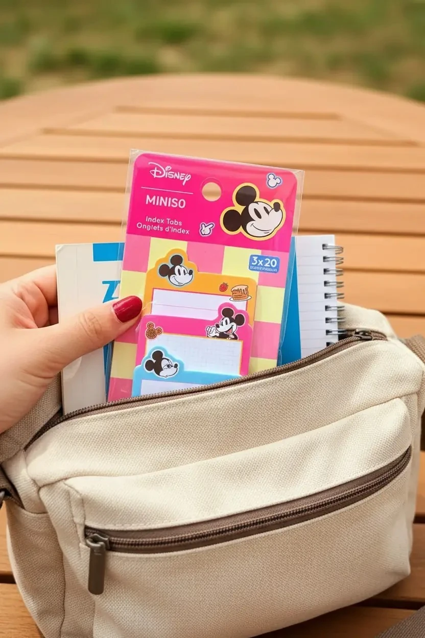 Disney Lisanslı Mickey Mouse Yemek Serisi Renkli İllüstrasyonlu Kare Blok Not Kağıdı