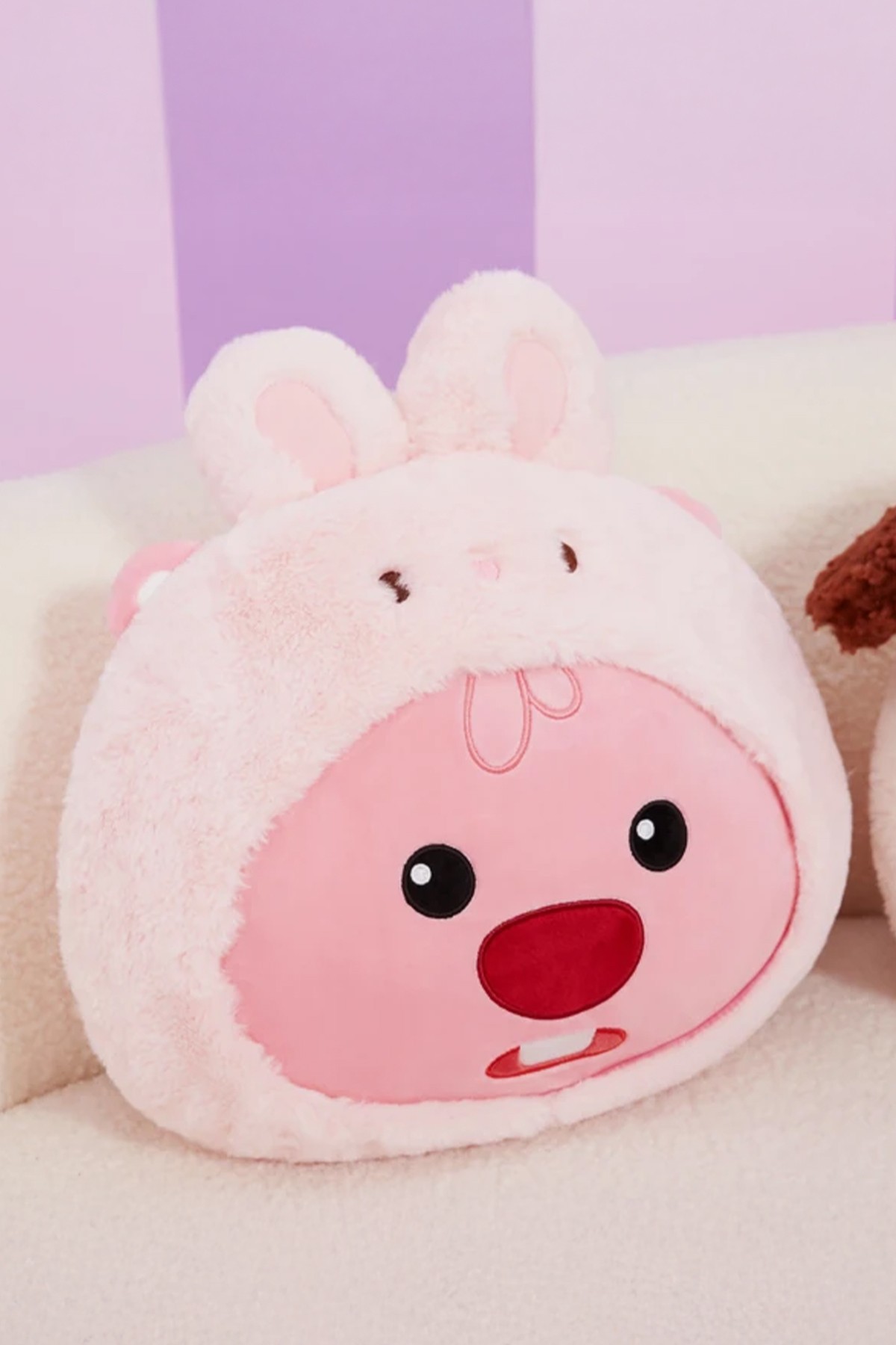 Zanmang Loopy Lisanslı Kostümlü Peluş Yastık (40cm) - Tavşan
