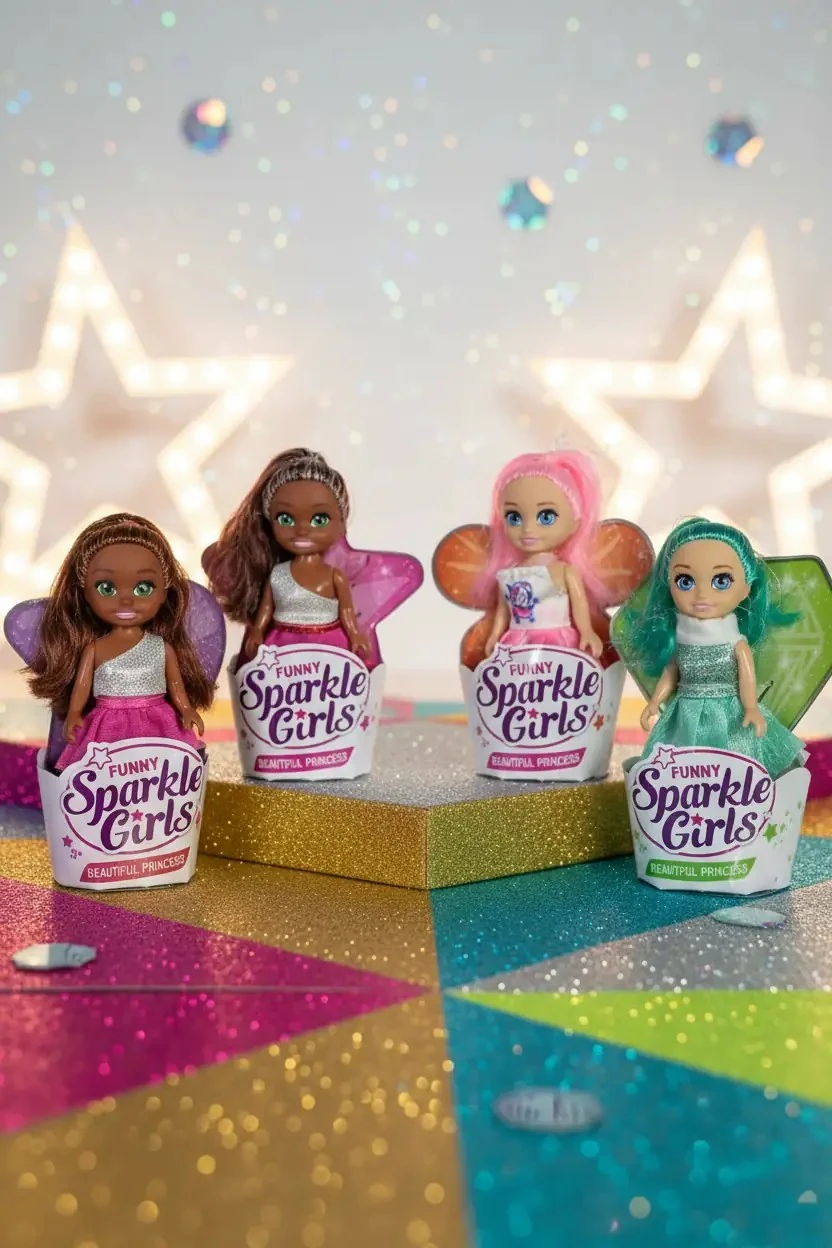 Sparkle Girls Işıltılı Mini Bebek – Renkli Oyuncak Bebek